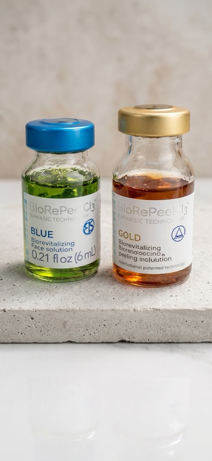 BioRePeelCl3® product vials